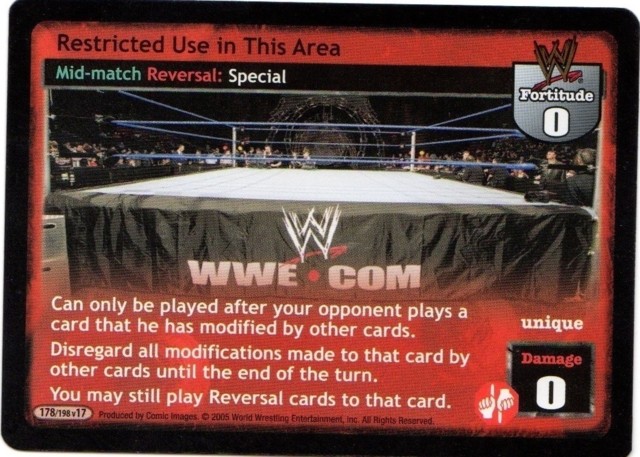 Restricted Use in This Area